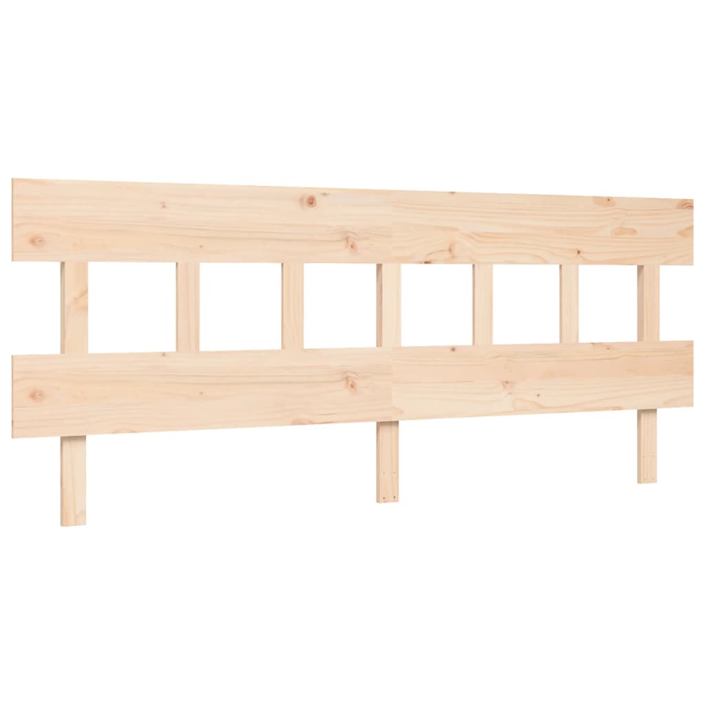 Senior Bed without Mattress 183x203 cm King Solid Wood