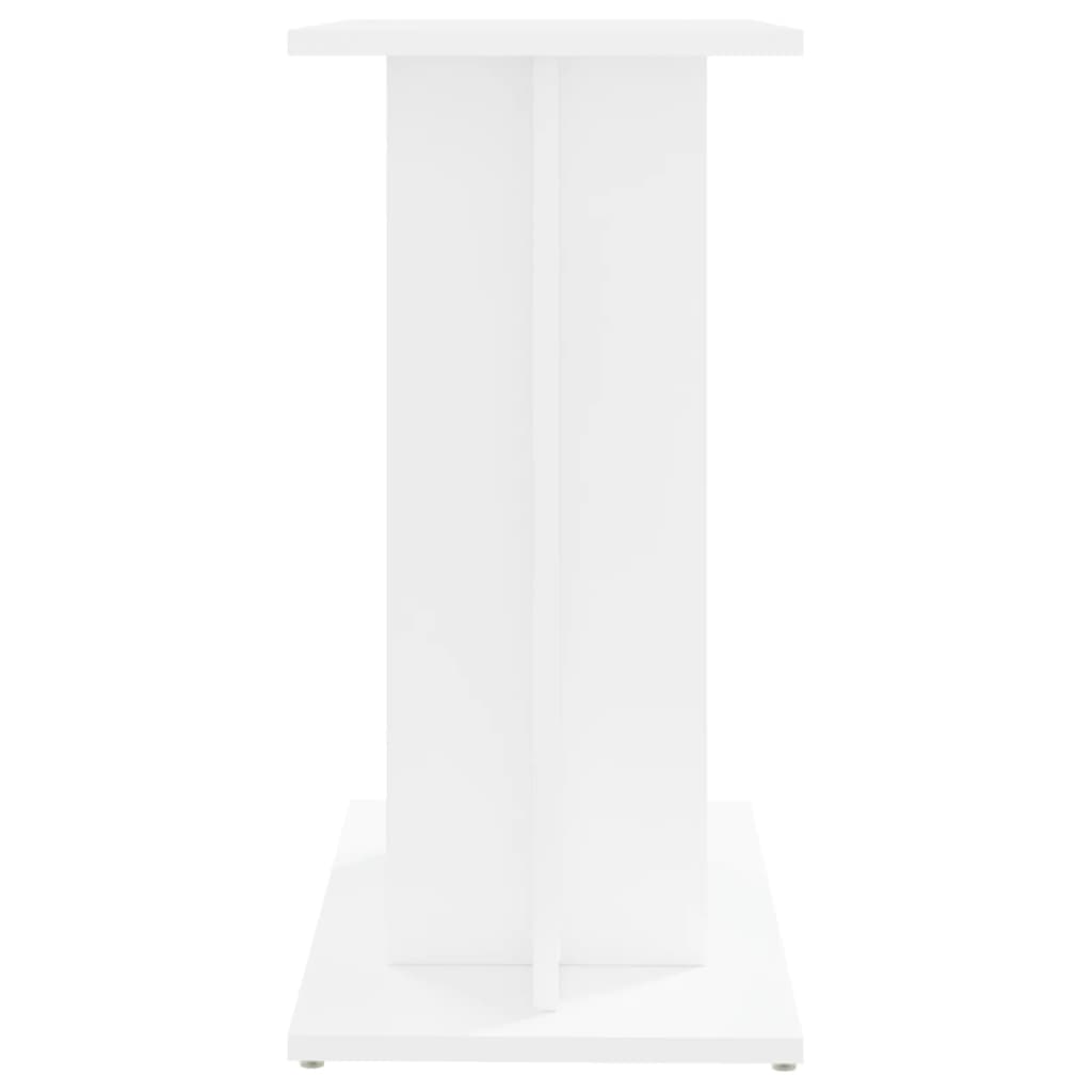 Aquarium Stand White 60x30x60 cm Engineered Wood