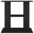 Aquarium Stand Black 60x30x60 cm Engineered Wood