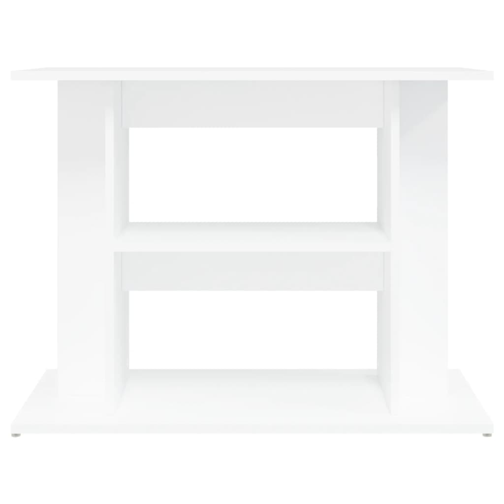 Aquarium Stand White 80x35x60 cm Engineered Wood