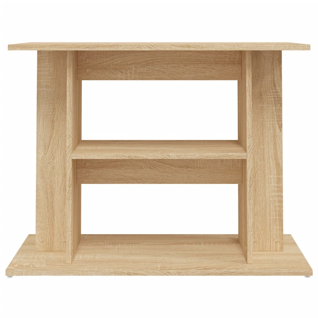 Aquarium Stand Sonoma Oak 80x35x60 cm Engineered Wood