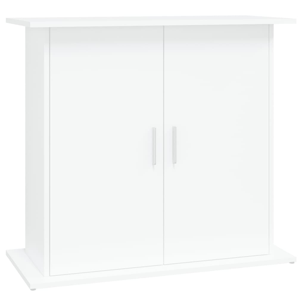 Aquarium Stand White 81x36x73 cm Engineered Wood