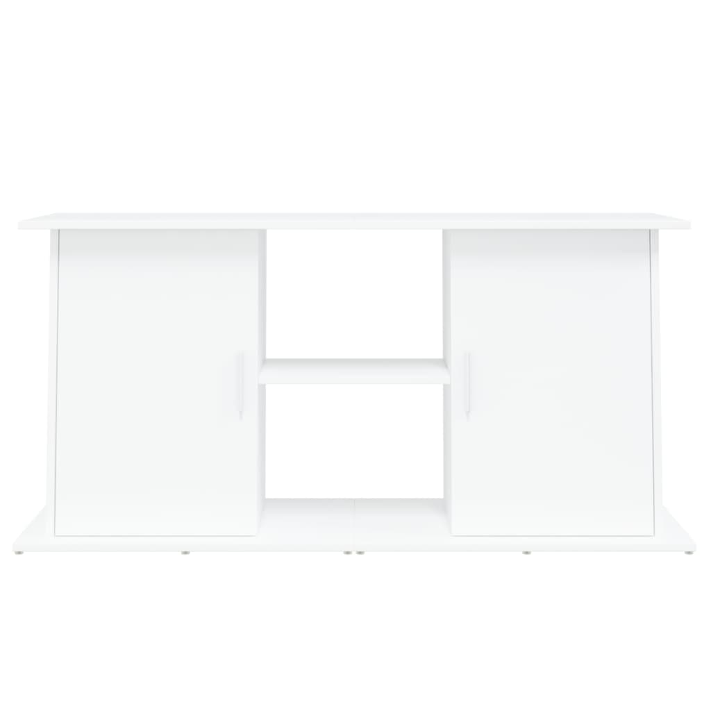 Aquarium Stand White 121x41x58 cm Engineered Wood