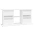 Aquarium Stand White 121x41x58 cm Engineered Wood