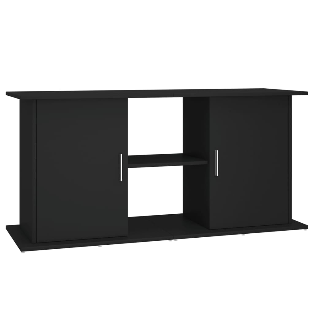 Aquarium Stand Black 121x41x58 cm Engineered Wood