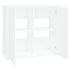 Aquarium Stand White 81x36x73 cm Engineered Wood