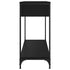 Console Table Black 100x34.5x75 cm Engineered Wood