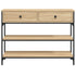 Console Table Sonoma Oak 100x25x75 cm Engineered Wood