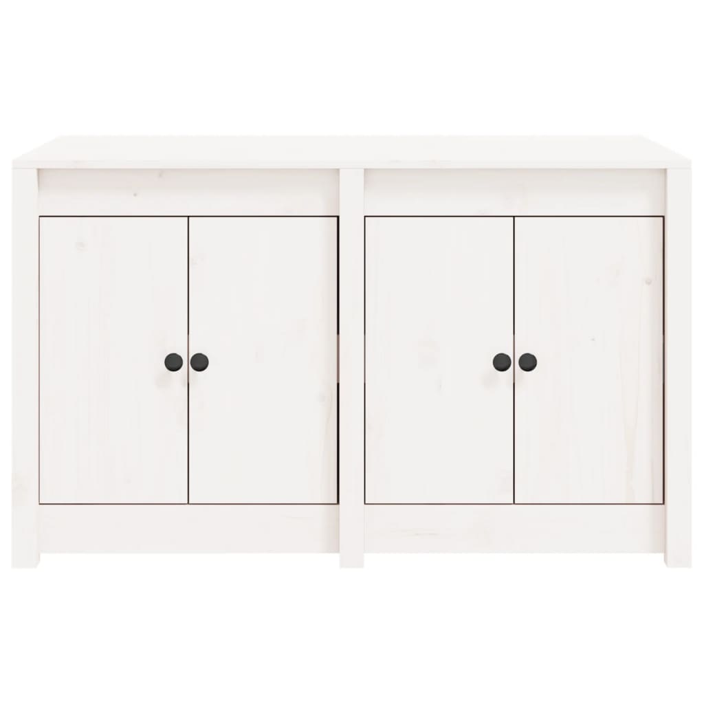 Outdoor Kitchen Cabinet White 106x55x64 cm Solid Wood Pine