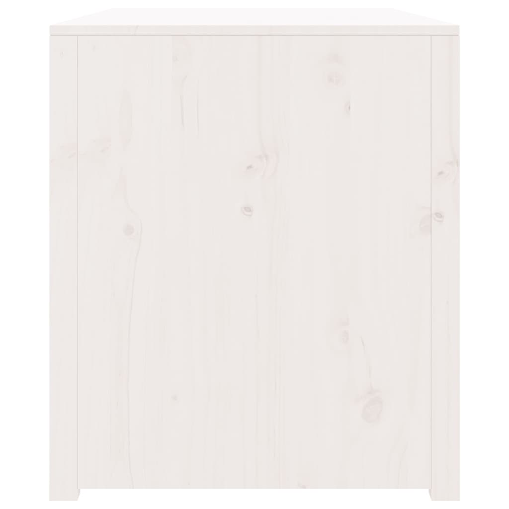 Outdoor Kitchen Cabinet White 106x55x64 cm Solid Wood Pine