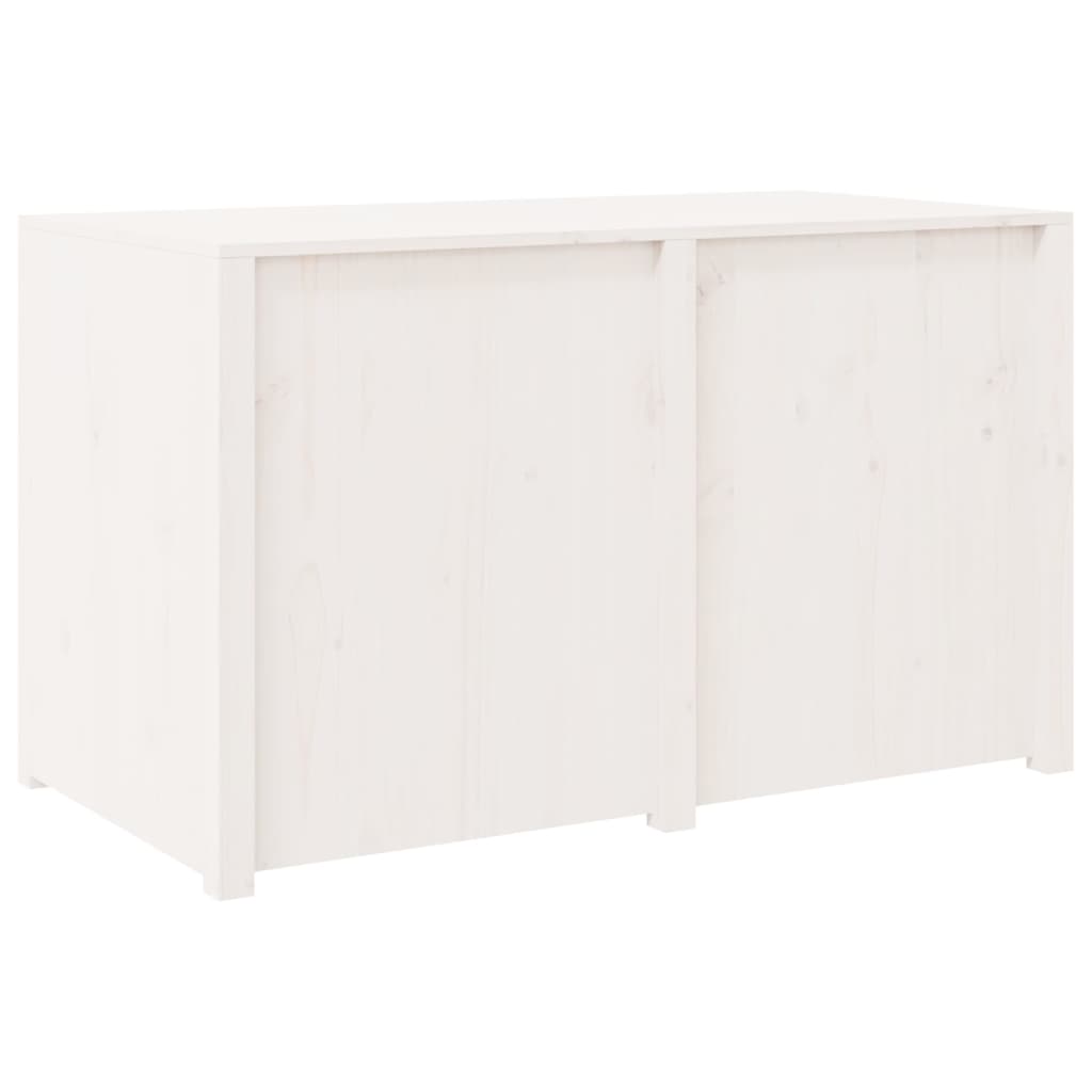 Outdoor Kitchen Cabinet White 106x55x64 cm Solid Wood Pine