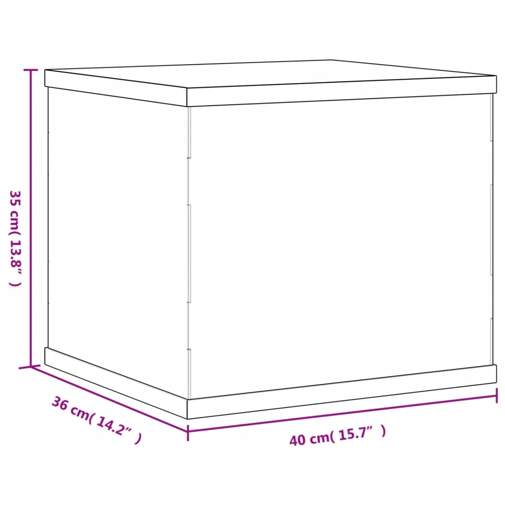 Display Box Transparent 40x36x35 cm Acrylic