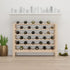 Wine Rack 109.5x30x82 cm Solid Wood Pine