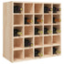 Wine Cabinet 56x25x56 cm Solid Wood Pine