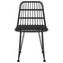 Garden Chairs 2 pcs Black 48x62x84 cm PE Rattan