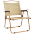 Camping Chairs 2 pcs Beige 54x55x78 cm Oxford Fabric