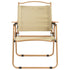 Camping Chairs 2 pcs Beige 54x55x78 cm Oxford Fabric