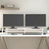 Monitor Stand White 100x24x16 cm Solid Wood Pine