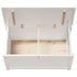 Storage Box White 80x40x45.5 cm Solid Wood Pine