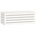 Storage Box White 89x36.5x33 cm Solid Wood Pine