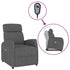 Stand up Massage Chair Dark Grey Fabric