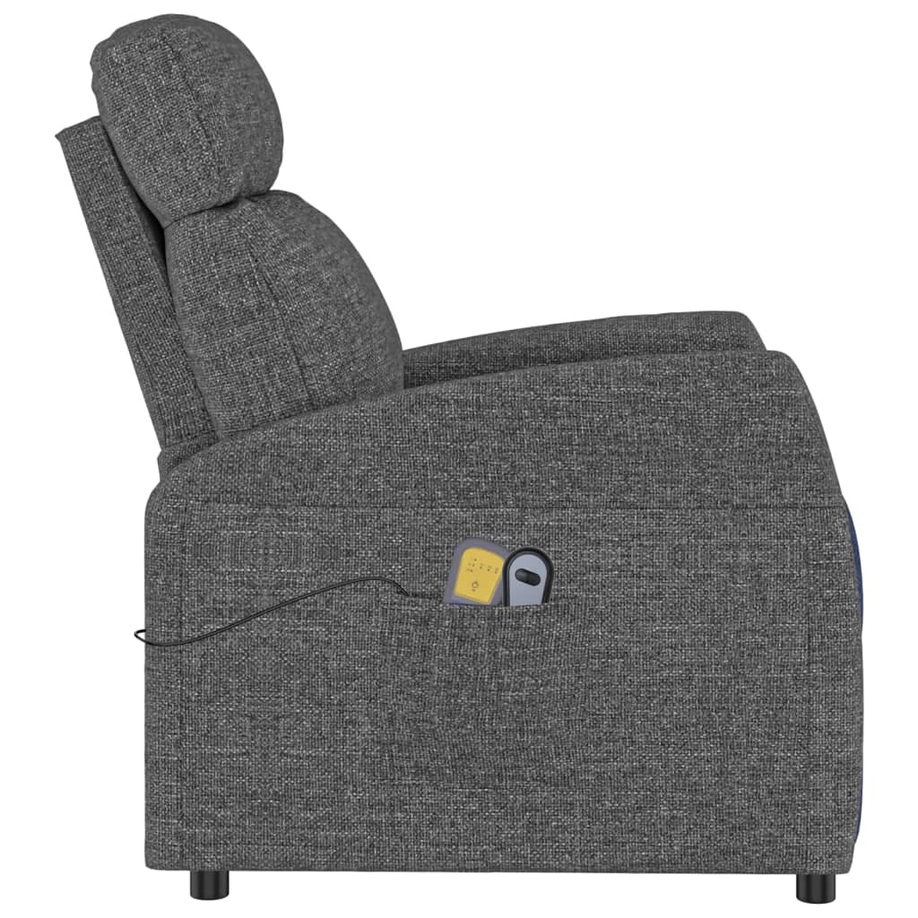 Stand up Massage Chair Dark Grey Fabric