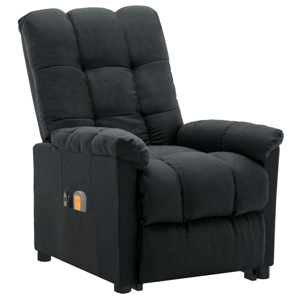 Stand up Massage Chair Dark Grey Fabric