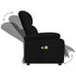 Stand up Massage Chair Black Fabric