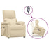 Stand up Massage Chair Cream Fabric