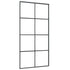 Sliding Door with Hardware Set 102.5x205 cm ESG Glass&Aluminium