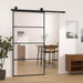 Sliding Door with Hardware Set 102.5x205 cm ESG Glass&Aluminium