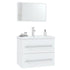 3 Piece Bathroom Furniture Set White