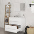 3 Piece Bathroom Furniture Set White