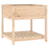 Planter with Shelf 82.5x82.5x81 cm Solid Wood Pine