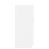 Key Cabinet White 40x8.5x20 cm Engineered Wood&Steel