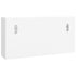 Key Cabinet White 40x8.5x20 cm Engineered Wood&Steel