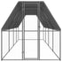 Outdoor Chicken Cage 2x8x2 m Galvanised Steel