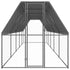 Outdoor Chicken Cage 2x10x2 m Galvanised Steel