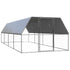 Outdoor Chicken Cage 3x8x2 m Galvanised Steel