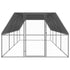 Outdoor Chicken Cage 3x8x2 m Galvanised Steel