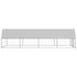 Outdoor Chicken Cage 3x8x2 m Galvanised Steel