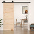 Barn Door 80x1.8x204.5 cm Solid Wood Pine