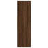 Book Cabinet Brown Oak 97.5x29.5x100 cm Engineered Wood