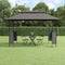 Gazebo with Roof Anthracite 400x300x270 cm Steel