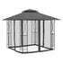 Gazebo with Sidewalls Anthracite 300x300x270 cm Steel