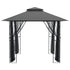 Gazebo with Sidewalls Anthracite 300x300x270 cm Steel