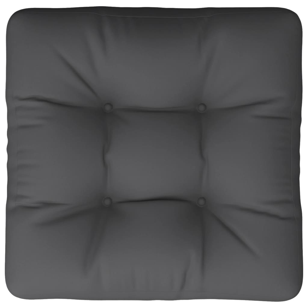 Pallet Cushion Grey 50x50x12 cm Fabric