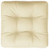 Pallet Cushion Cream 50x50x12 cm Fabric