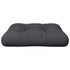 Pallet Cushion Black 50x50x12 cm Fabric