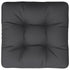 Pallet Cushion Black 50x50x12 cm Fabric